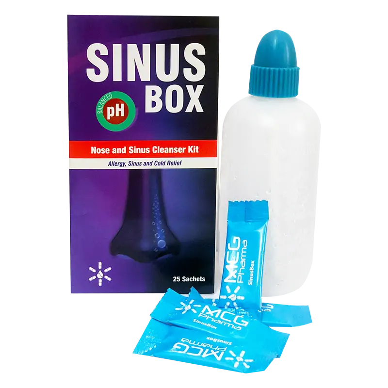 Sinus Box (Nose and Sinus Cleanser Kit) 25 Sachets