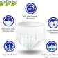 Nateen Xl Adult Diaper Pants 10's