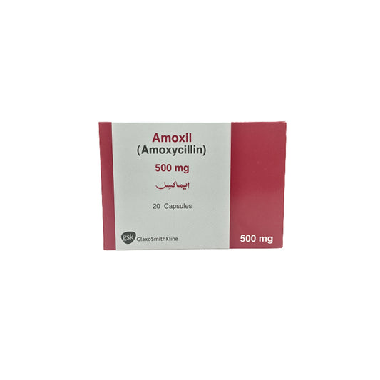 AMOXIL CAPS 500 MG 20 S