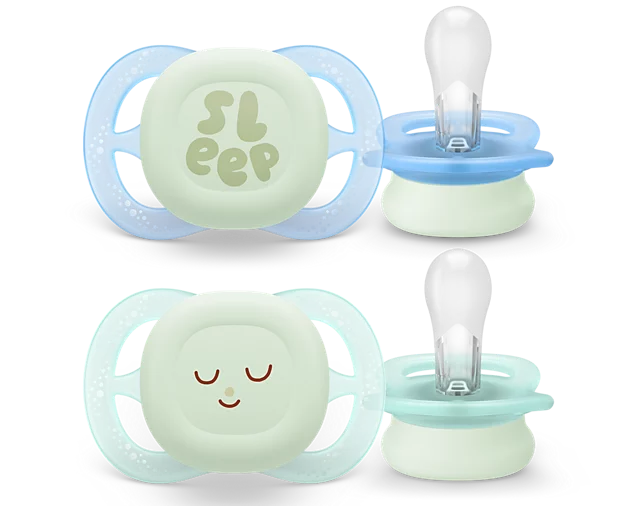 Avent Ultra Start Night Time Soother 0-2M Girl (2PCS) SCF075/08