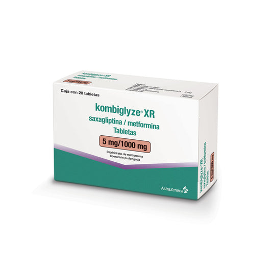 KOMBIGLYZE XR 5/1000 MG TAB 28 S