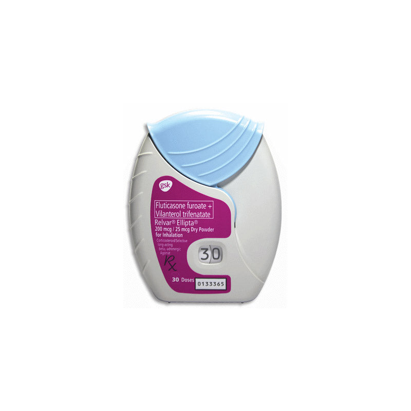 Relvar Red RELVAR ELLIPTA 200/25 MCG 30 S VIAL – Online Pharmacy Qatar Truth Care