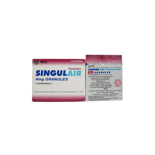 SINGULAIR PAEDIATRIC 4 MG TAB 28 S