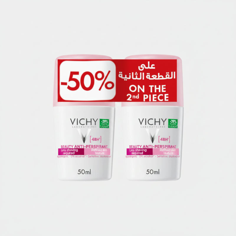Vichy Deo Beauty Anti-Transpirant Pink Cap – 2 × 50 ml