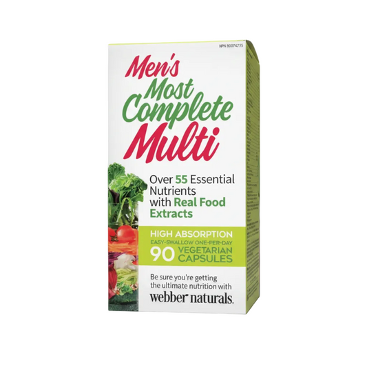 WEBBER NATURALS MENS MOST COMPLETE MULTI CAP 90S