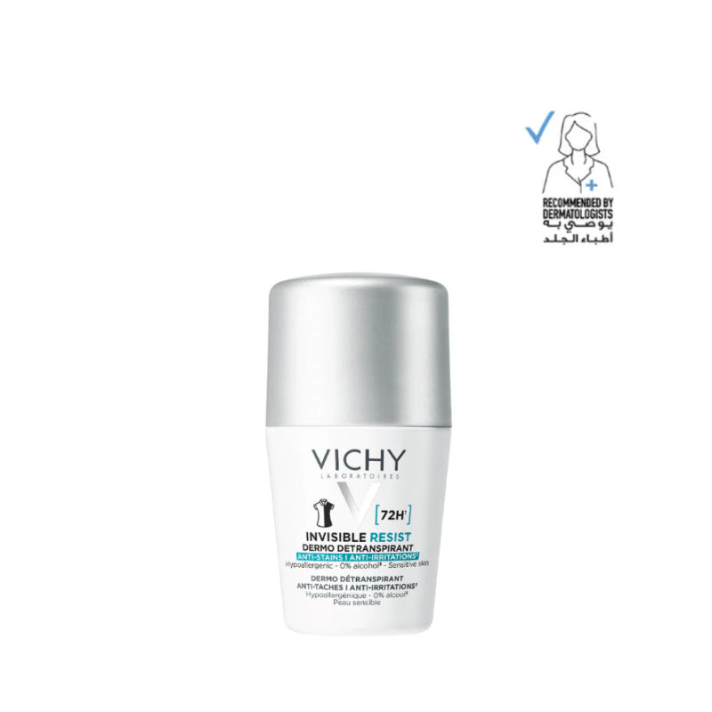 Vichy Invisible Resist Dermo Detranspirant 72H Women 50ml (Silver Cap)