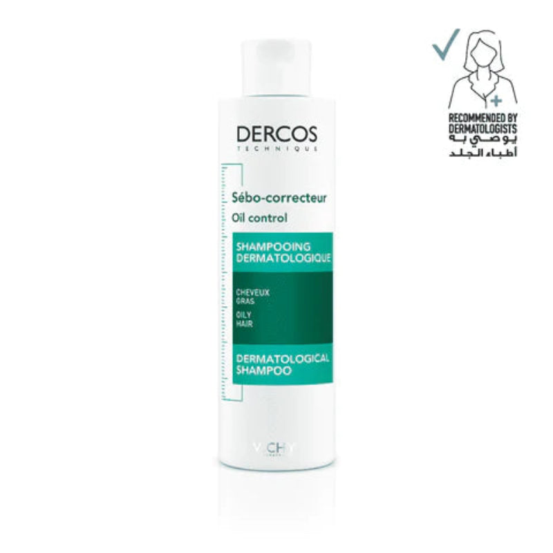 Vichy Dercos Oil Control Shampoo – Oily Scalp Hair 200ml