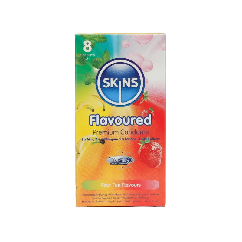 Skin Flavours Lubricated condoms - 8Pc