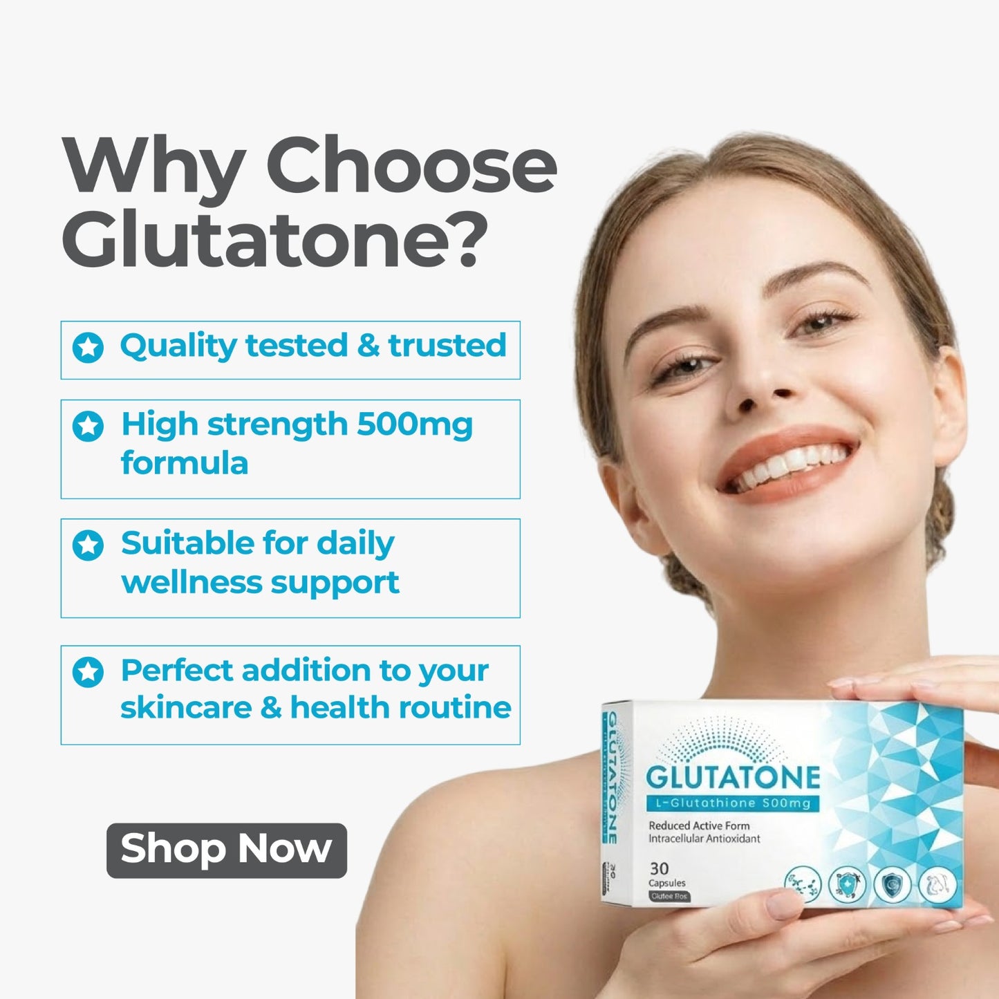 Glutatone 500mg 30s