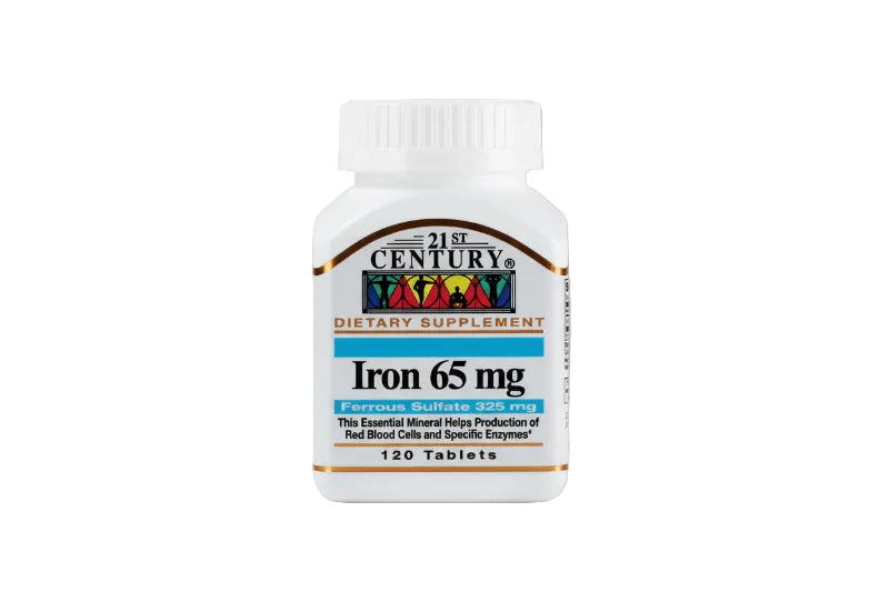 21st Century Iron 65 mg Tablets (120’s)