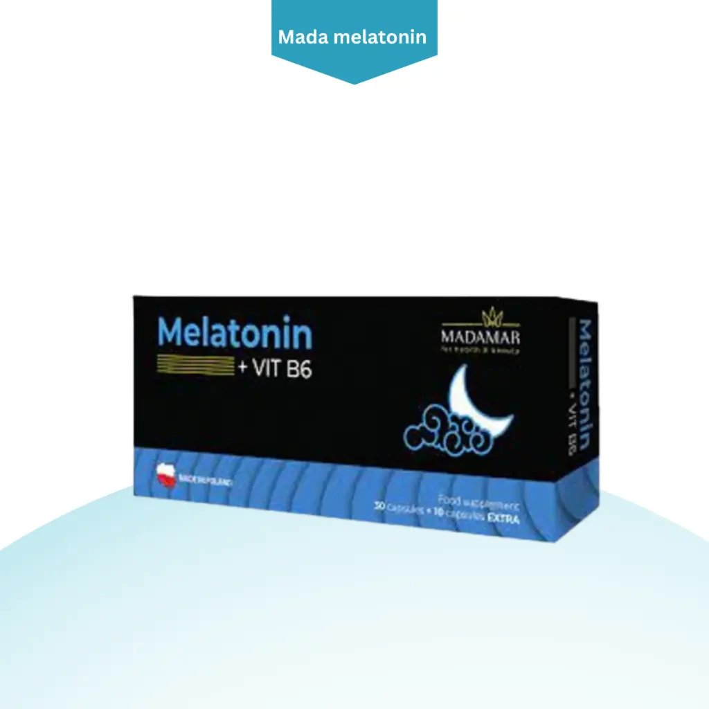 Madamar Melatonin + Vit B6 Capsules 40'S