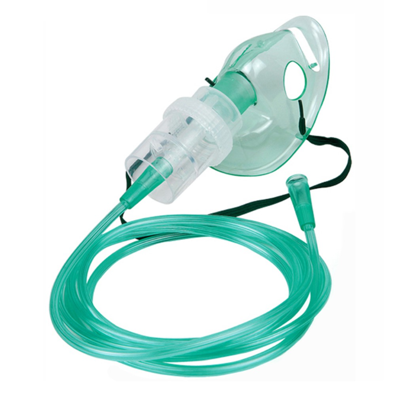 NEBULIZER MASK WITH 2.1M TUBING PAEDIATRIC ELONGATED-PPY MED