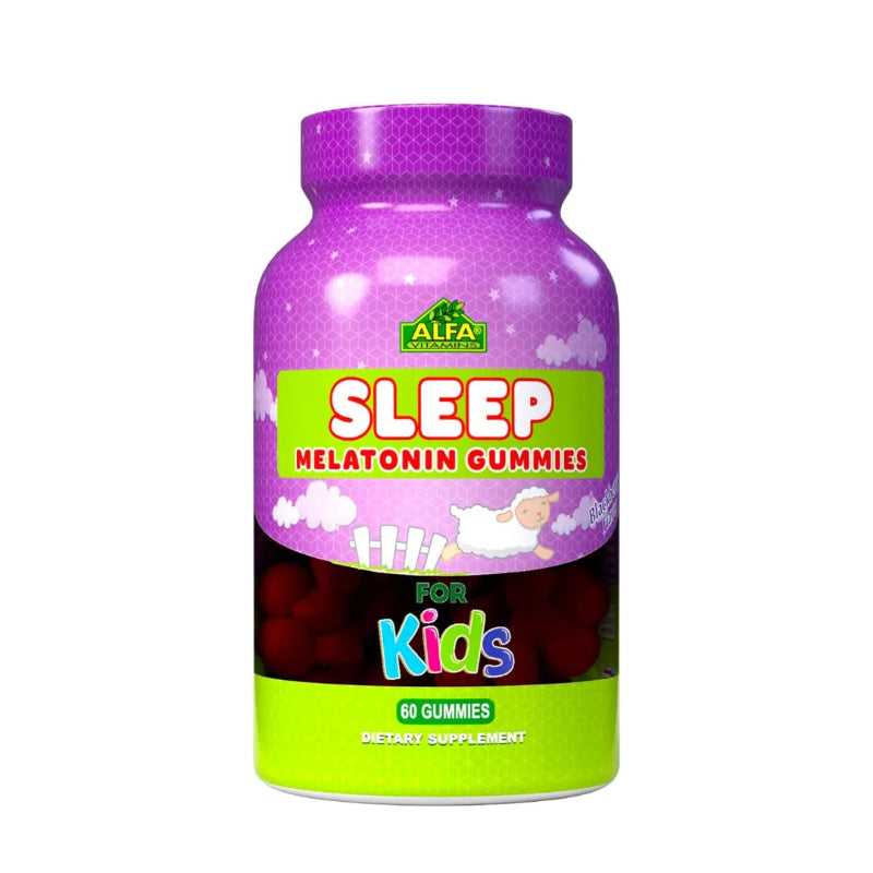 Alfa Sleep Melatonin Gummies for Kids – 60’s